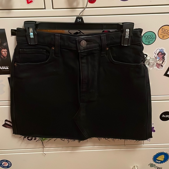 Abercrombie & Fitch -High Rise- Black Jean Skirt - Picture 6 of 9